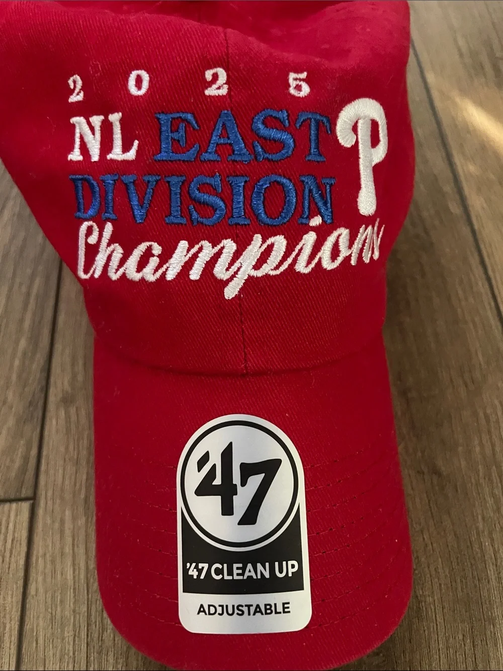 '47 Red NL East Division Champions Phillies Cap